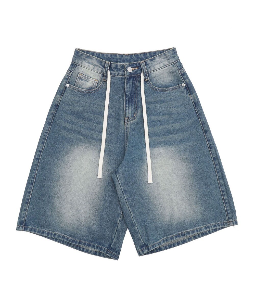 WEGO ブラストデニムハーフパンツ 
