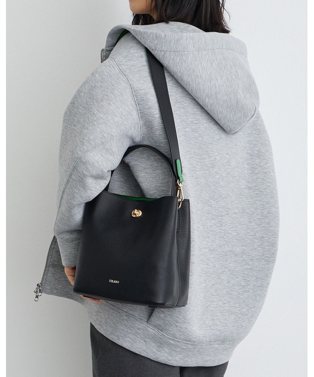 MioFIRANO ツイストロックボックスハンドバッグ 3WAY　FIRANO フィラノ 