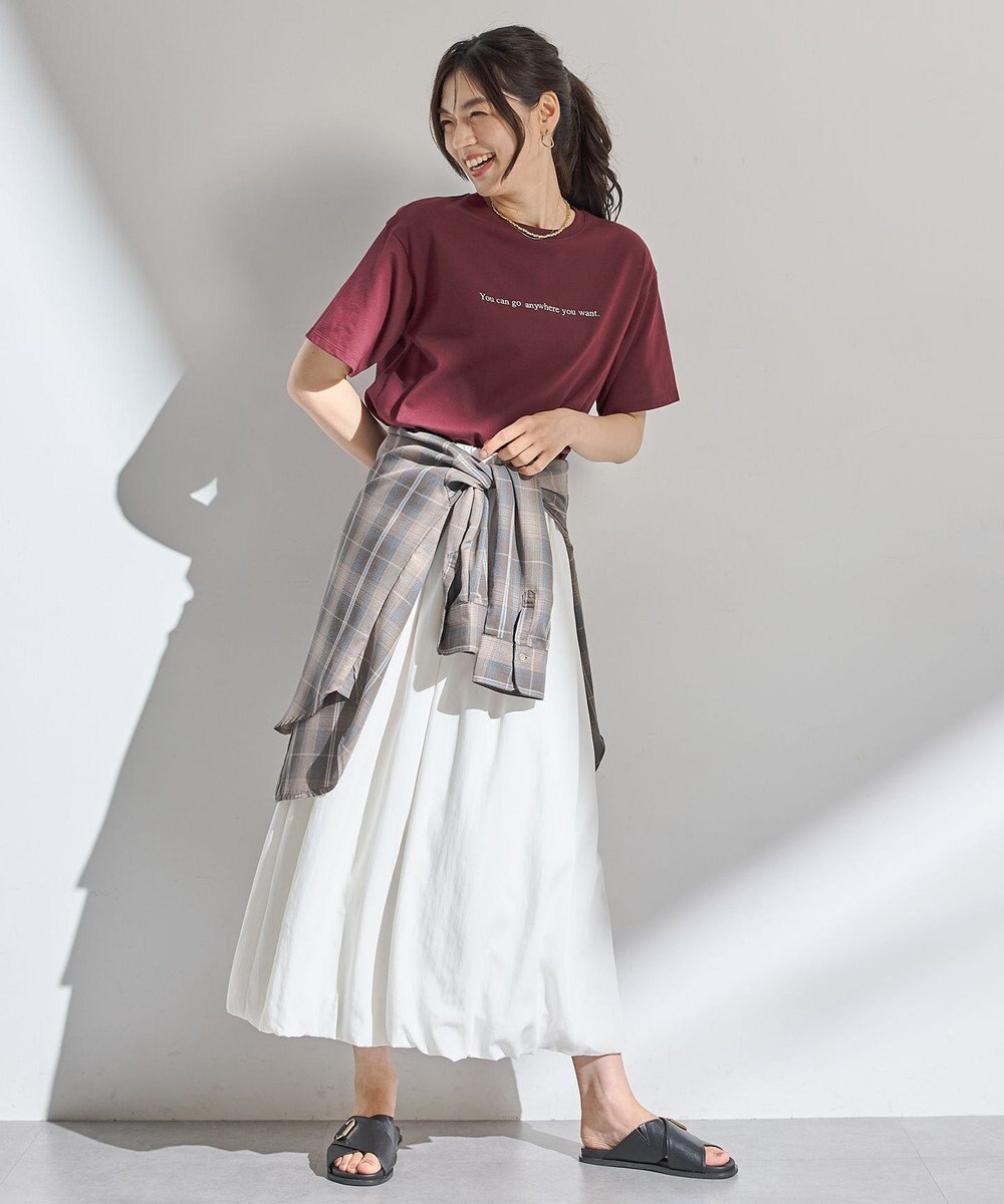 ANY L オーガビッツロゴテールＴシャツ 