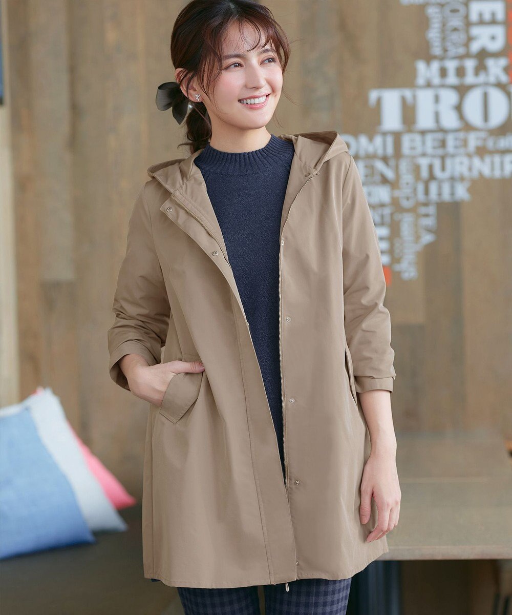 Tiaclasse 【新色追加・洗える・撥水】ドロストマウンテンパーカー 