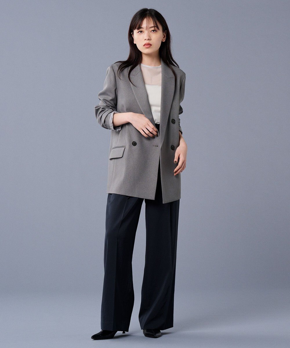 uncrave マット サテン ワイドパンツ（uncrave STANDARD） 