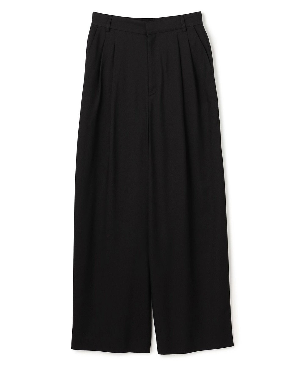 BEIGE， 【Oggi 10月号掲載】COBURN / シルク混2タックカーヴィーワイドパンツ 