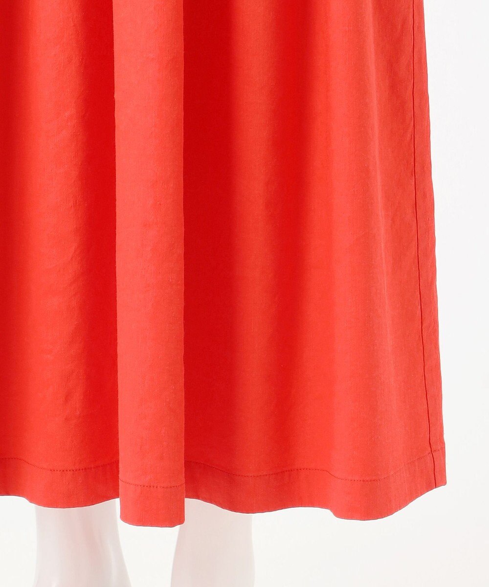 23区 S 【R(アール)】NALYA リネンヴィスストレッチ ウエスト切替ワンピース 