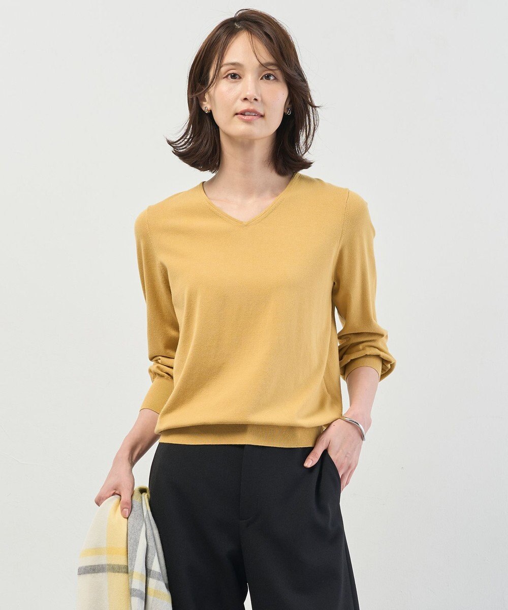 J.PRESS LADIES 【人気のため新色追加】PRINCE Vネック ニット 