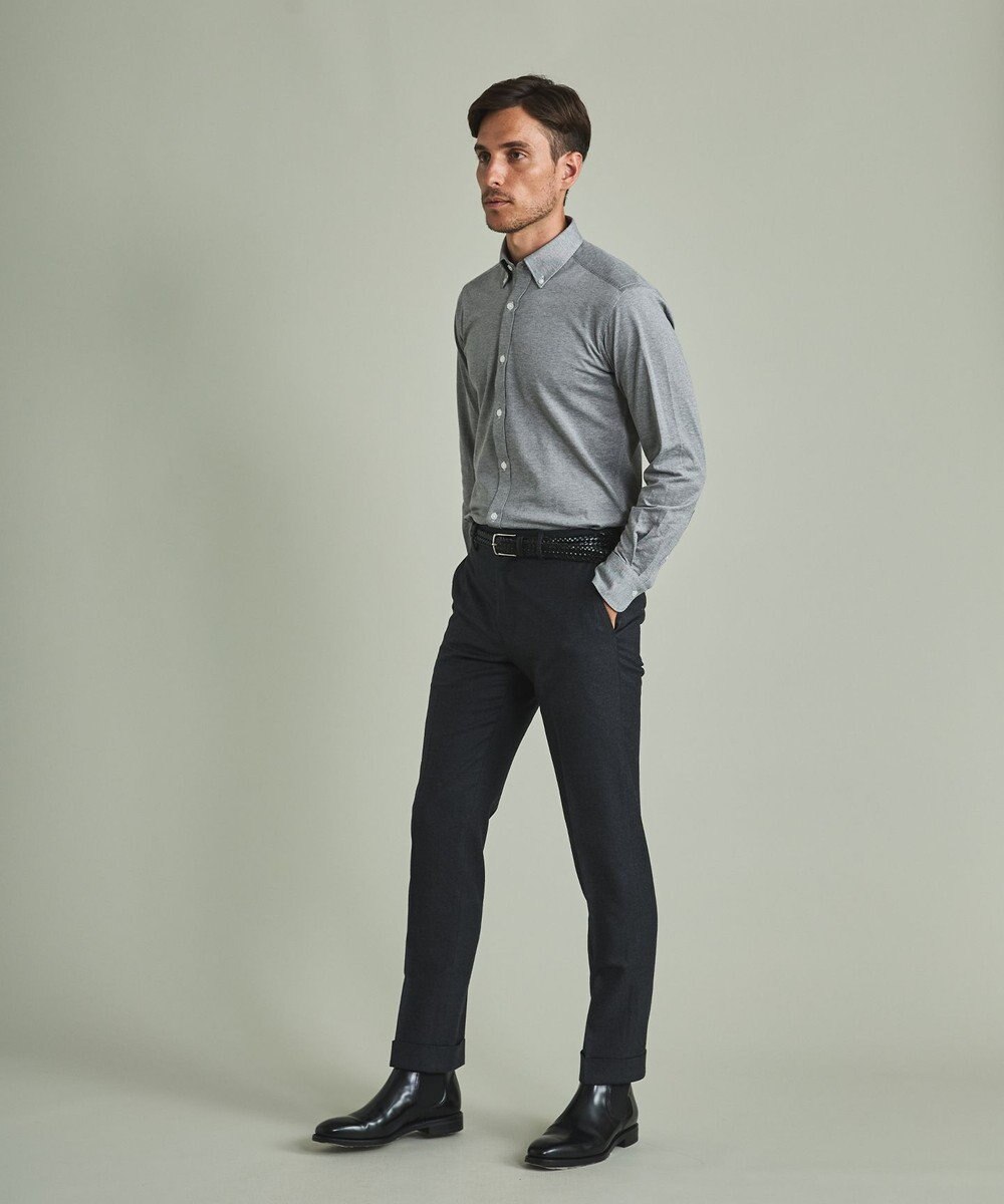 GOTAIRIKU 【尾州】サキソニーストレッチ パンツ_ノータック 