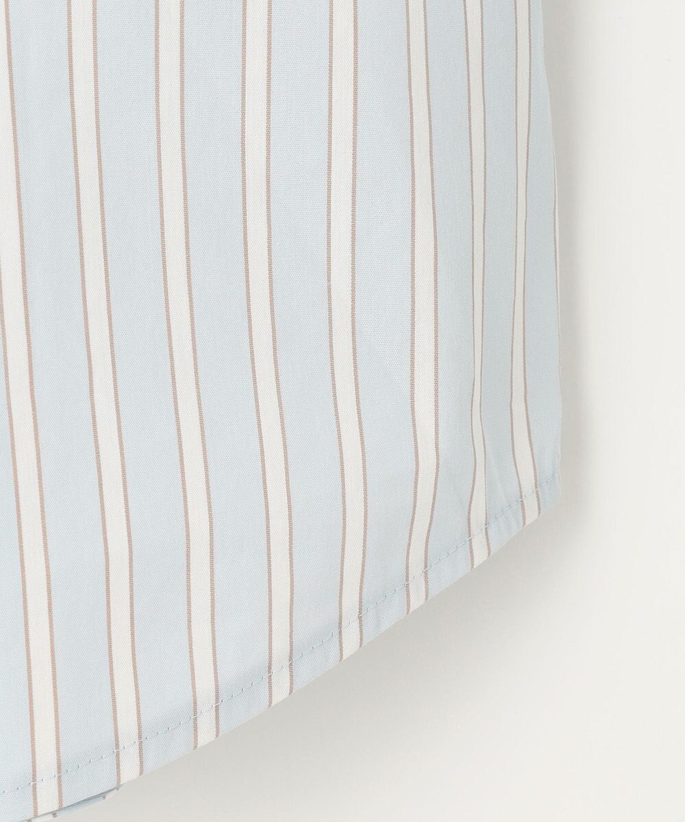 自由区 【洗える】SOMELOSクロップド丈 ブラウス 