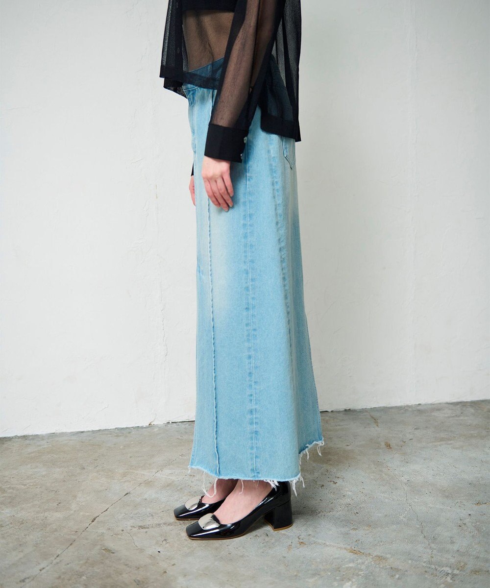 GRACE CONTINENTAL デニムタイトロングスカート 