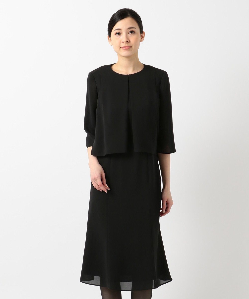 自由区 FORMAL 【洗える】セオアルファバラシャ ウォッシャブル ワンピース 