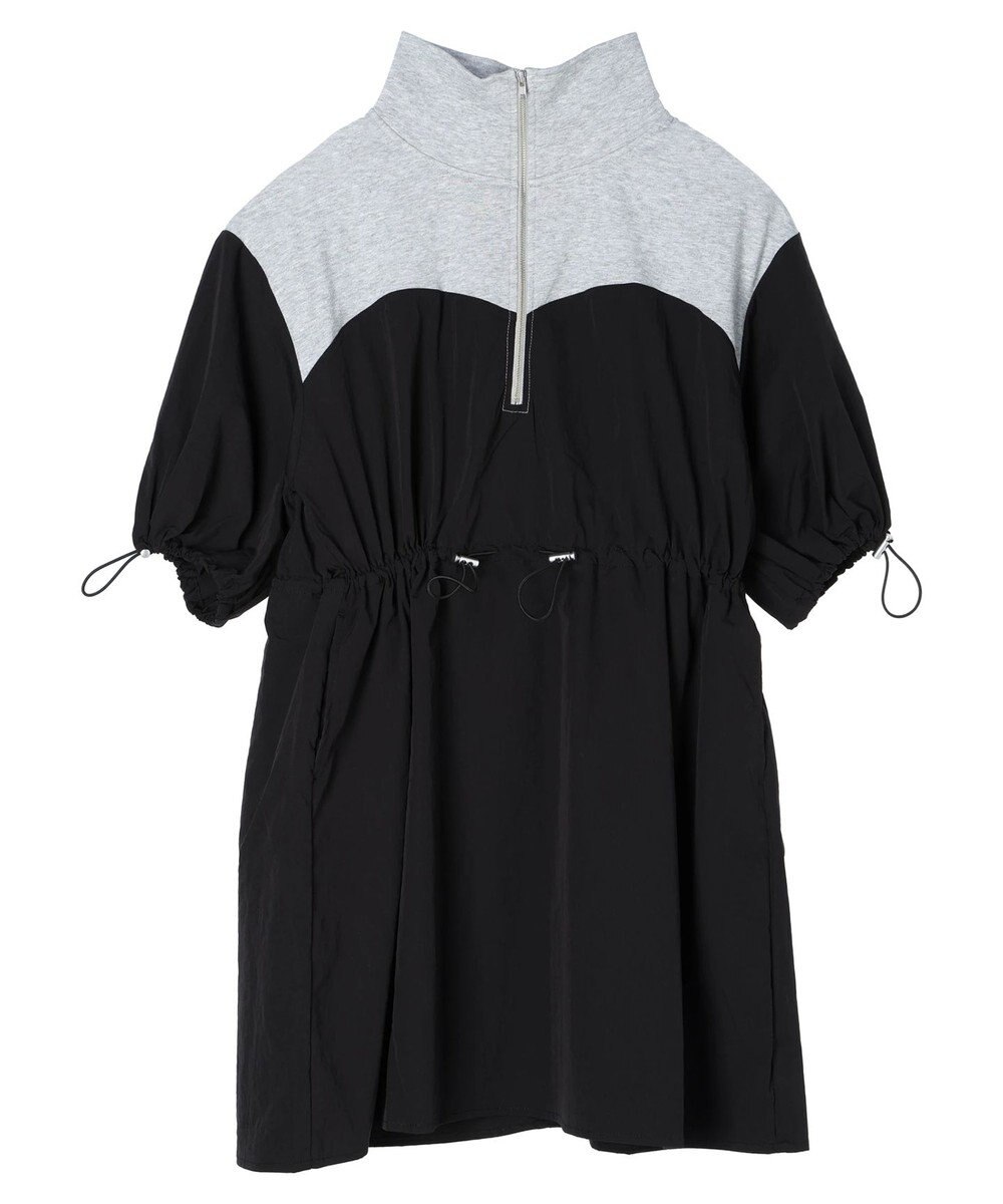 earth music&ecology ハーフＺＩＰミニワンピース 