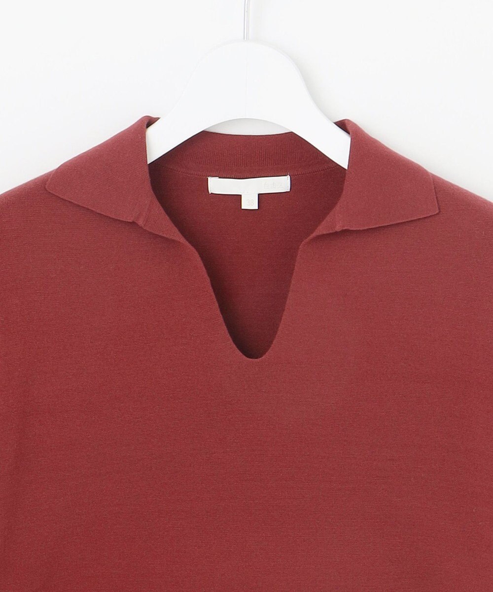 自由区 S レーヨンストレッチスキッパー ニット 