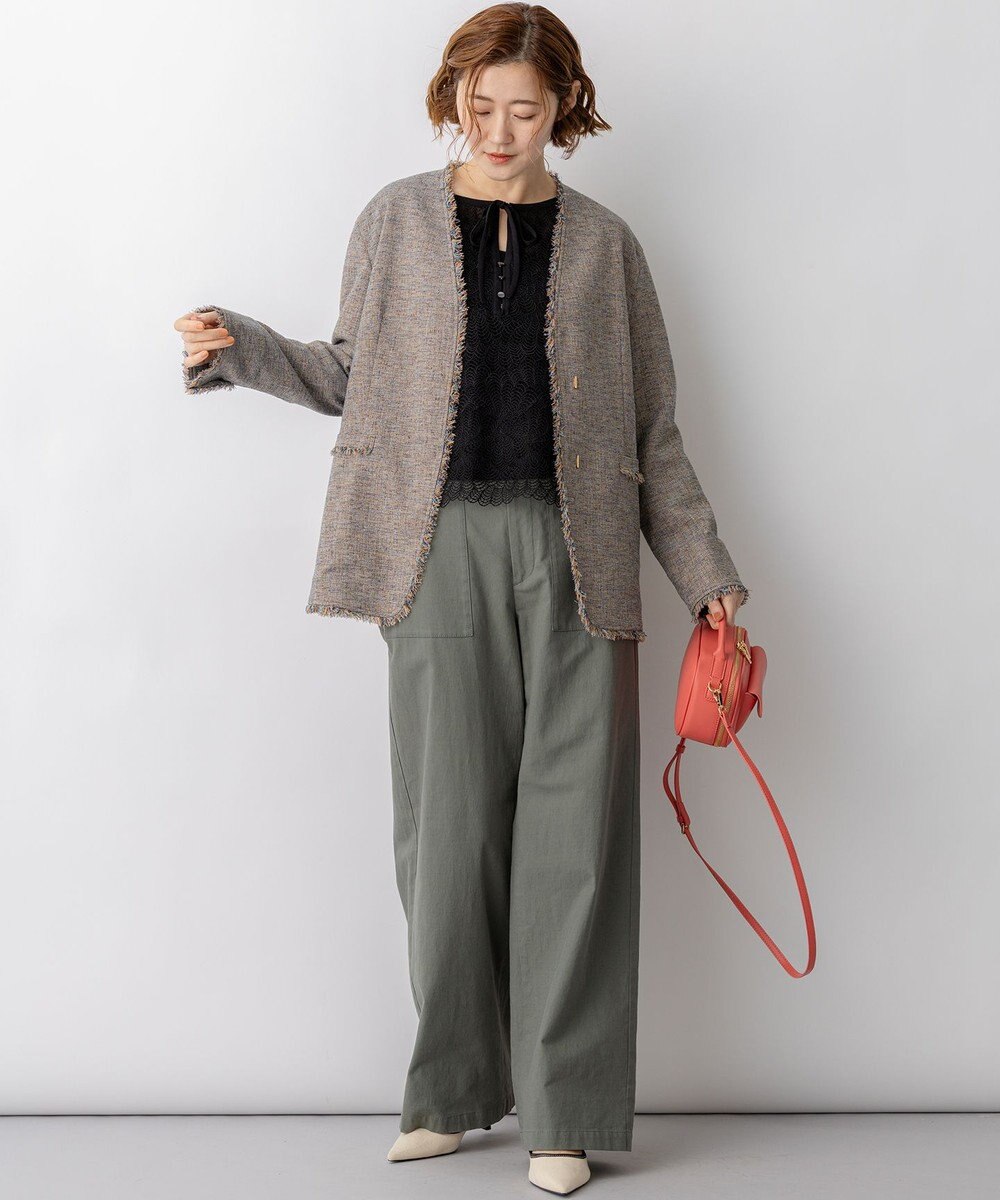 23区 L 【先行予約】スラブツイルストレッチ ベイカーパンツ 