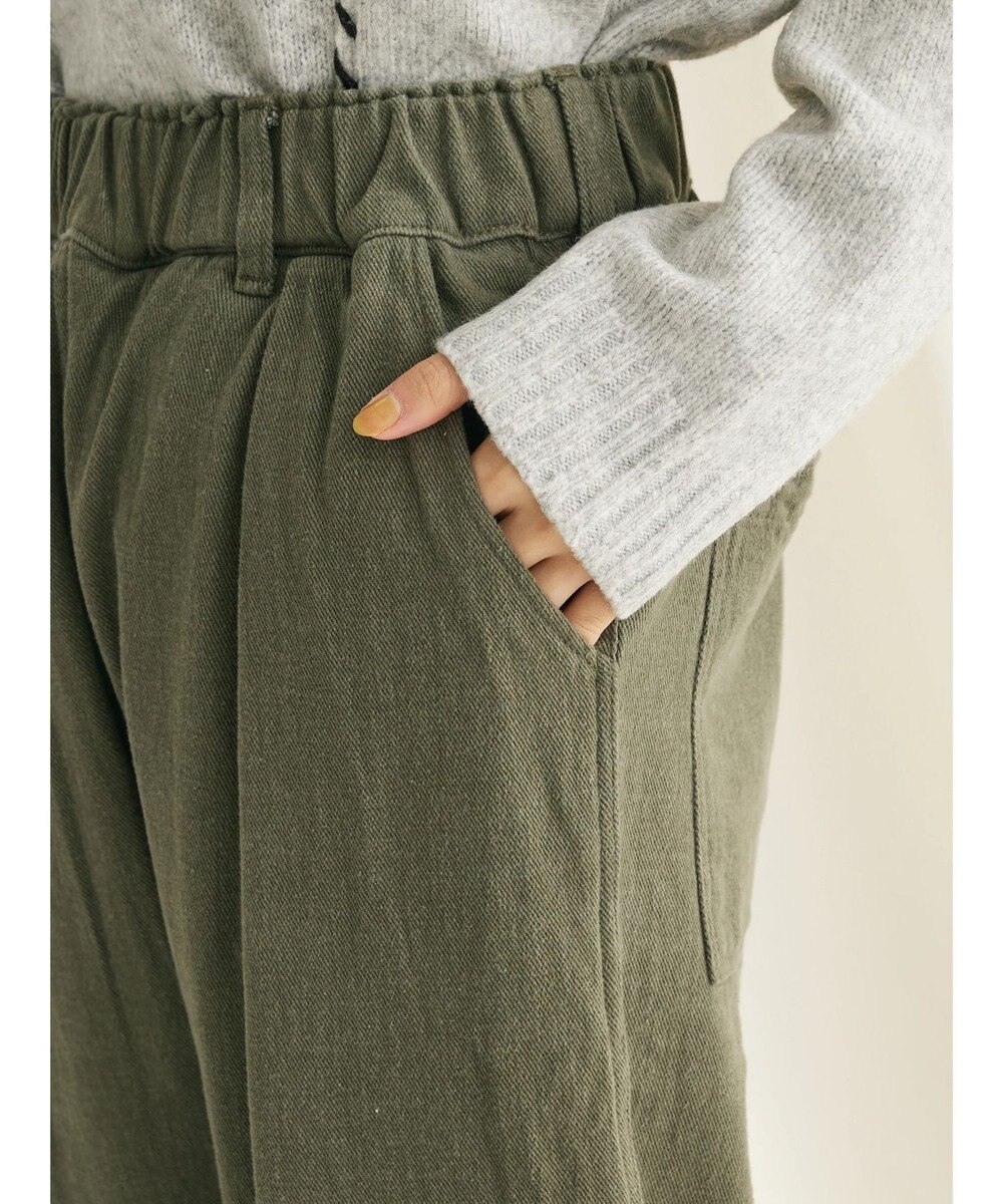 CRAFT STANDARD BOUTIQUE ピグメントツイル　Ｗタックリラックスパンツ 