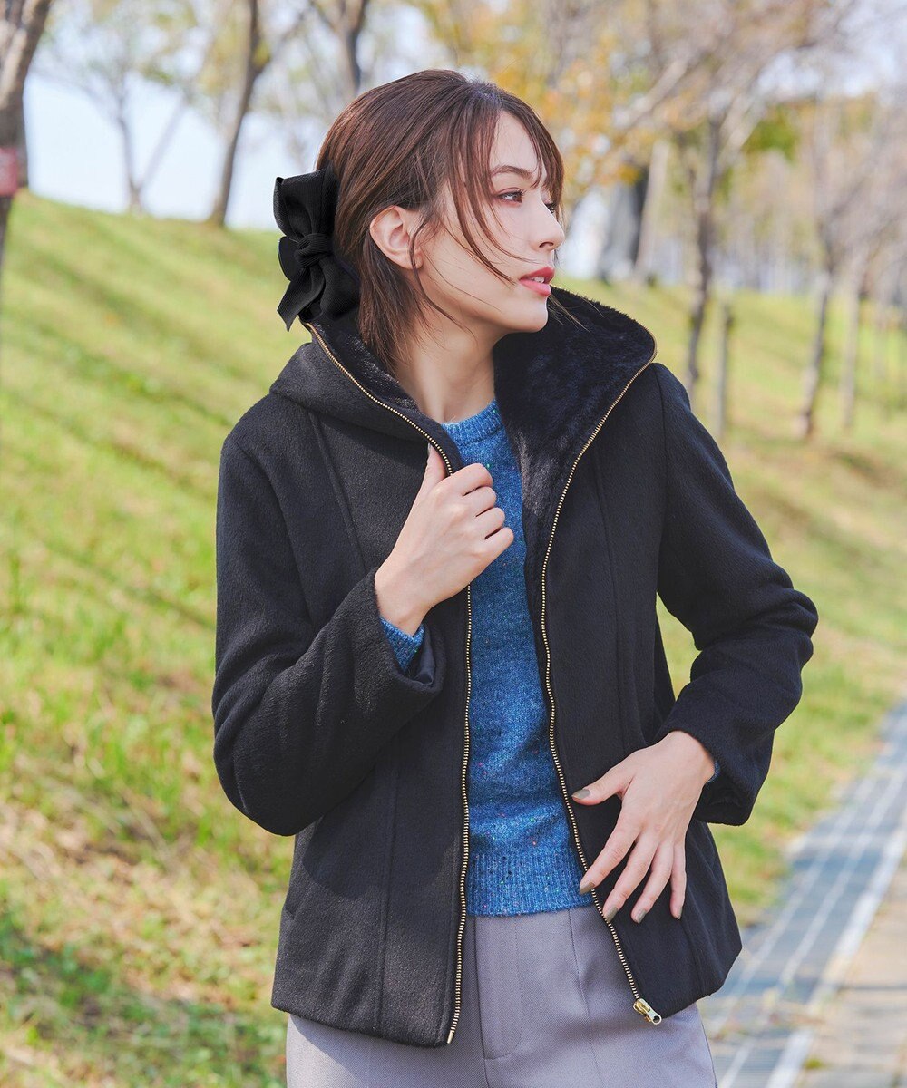 Tiaclasse コーデュロイリボンヘアクリップ 