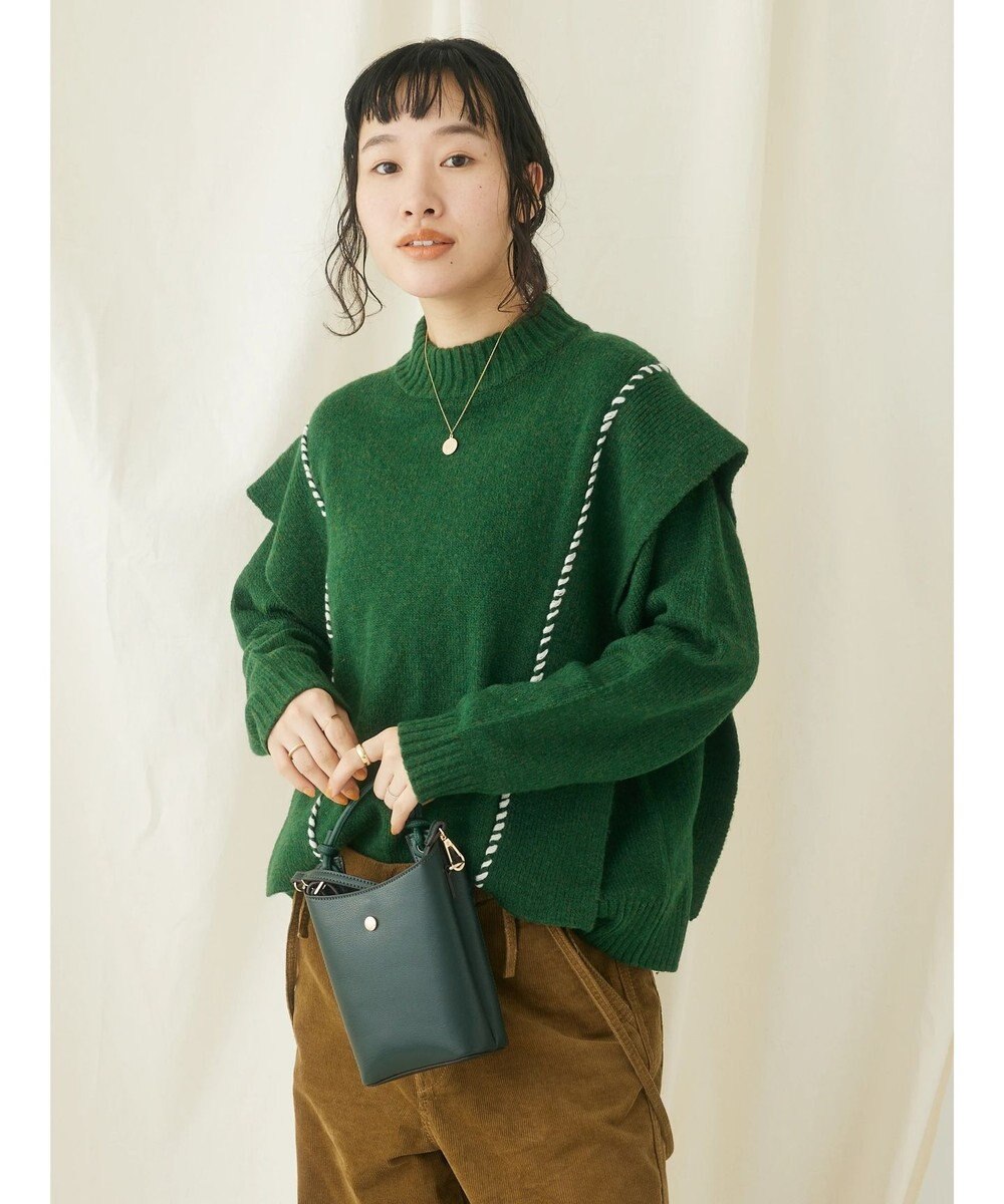 CRAFT STANDARD BOUTIQUE ハンドステッチニットプルオーバー 