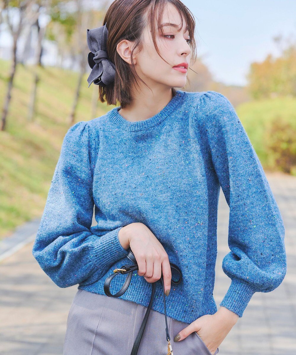 Tiaclasse コーデュロイリボンヘアクリップ 