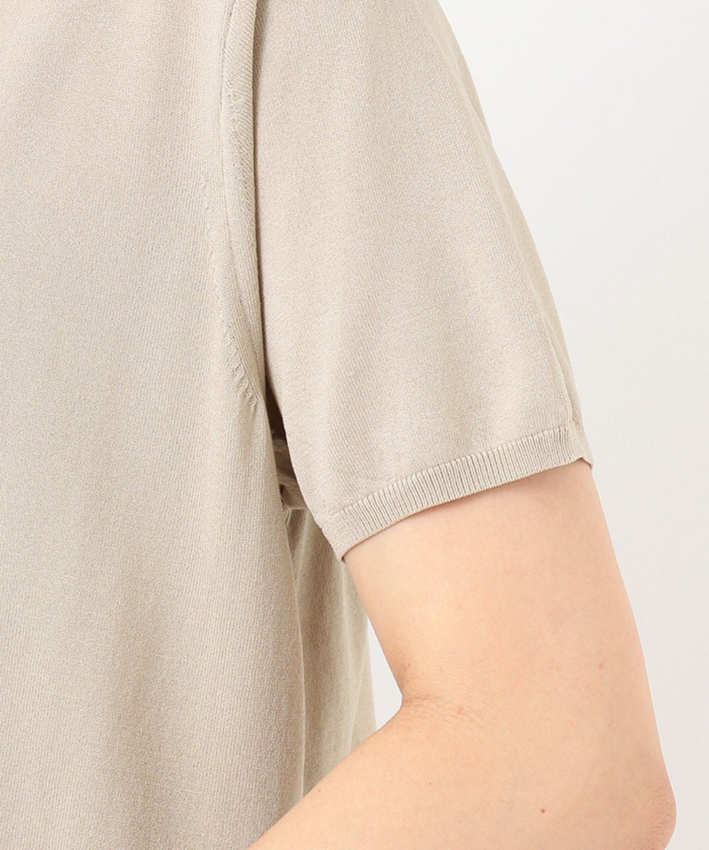 J.PRESS LADIES 【洗える】レーヨンストレッチ レイヤードニット 