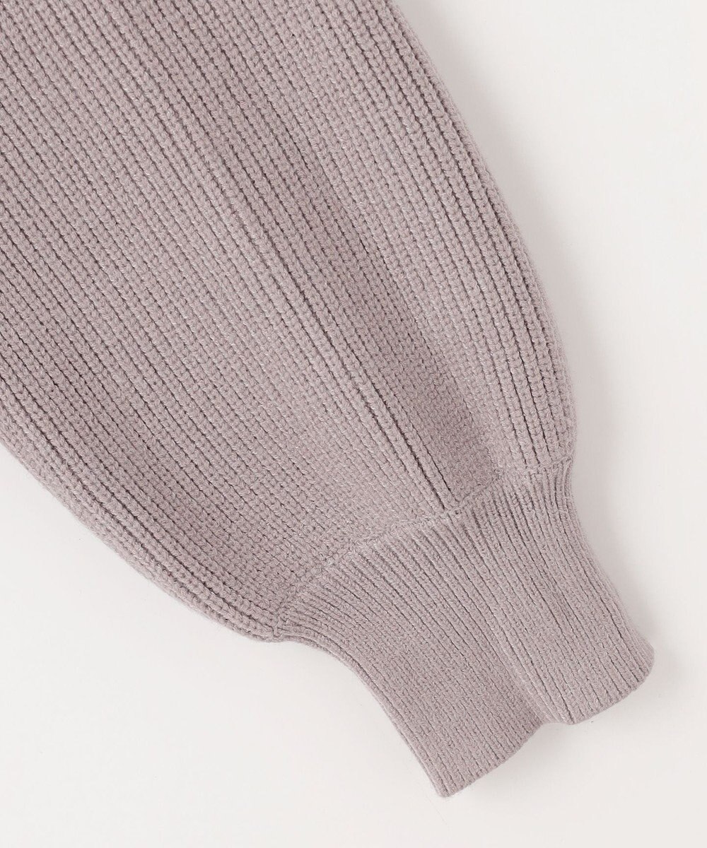 ANY L 【洗濯機可】ジップアップニットブルゾン 