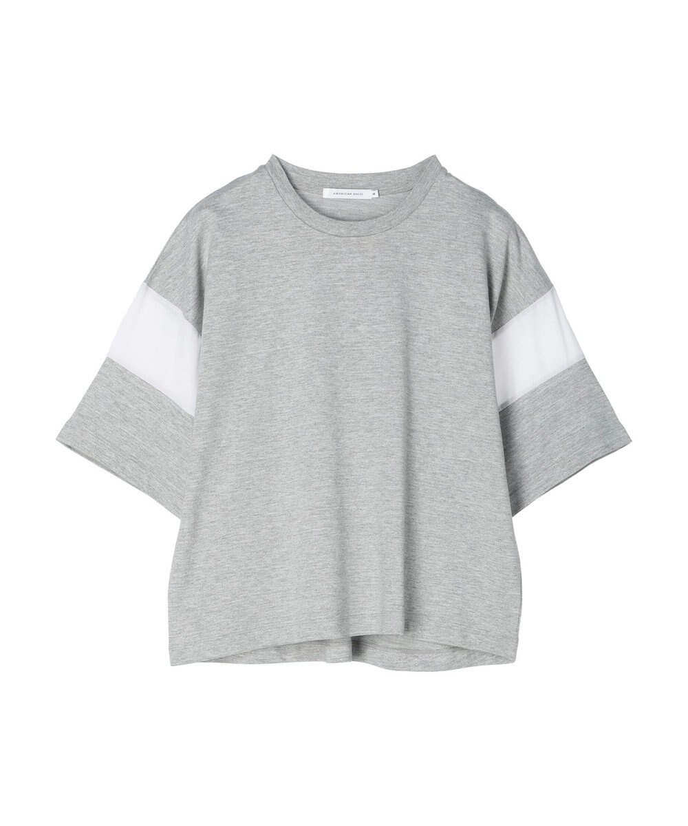 AMERICAN HOLIC 異素材ラインカットプルオーバー2 