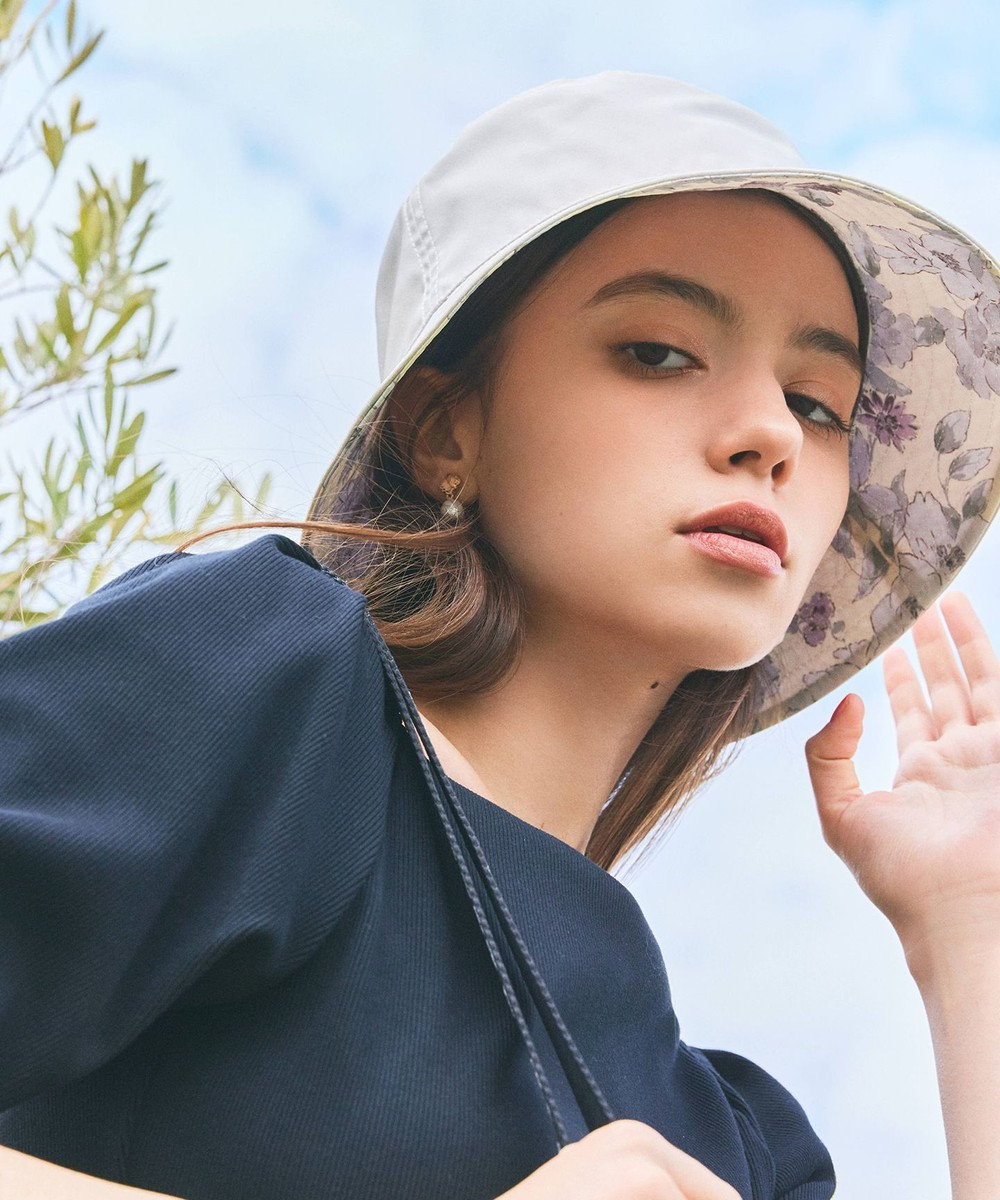TOCCA 【大人百花掲載】【リバーシブル】BOTANICAL GARDEN PARTY BUCKETHAT バケットハット アイボリー系