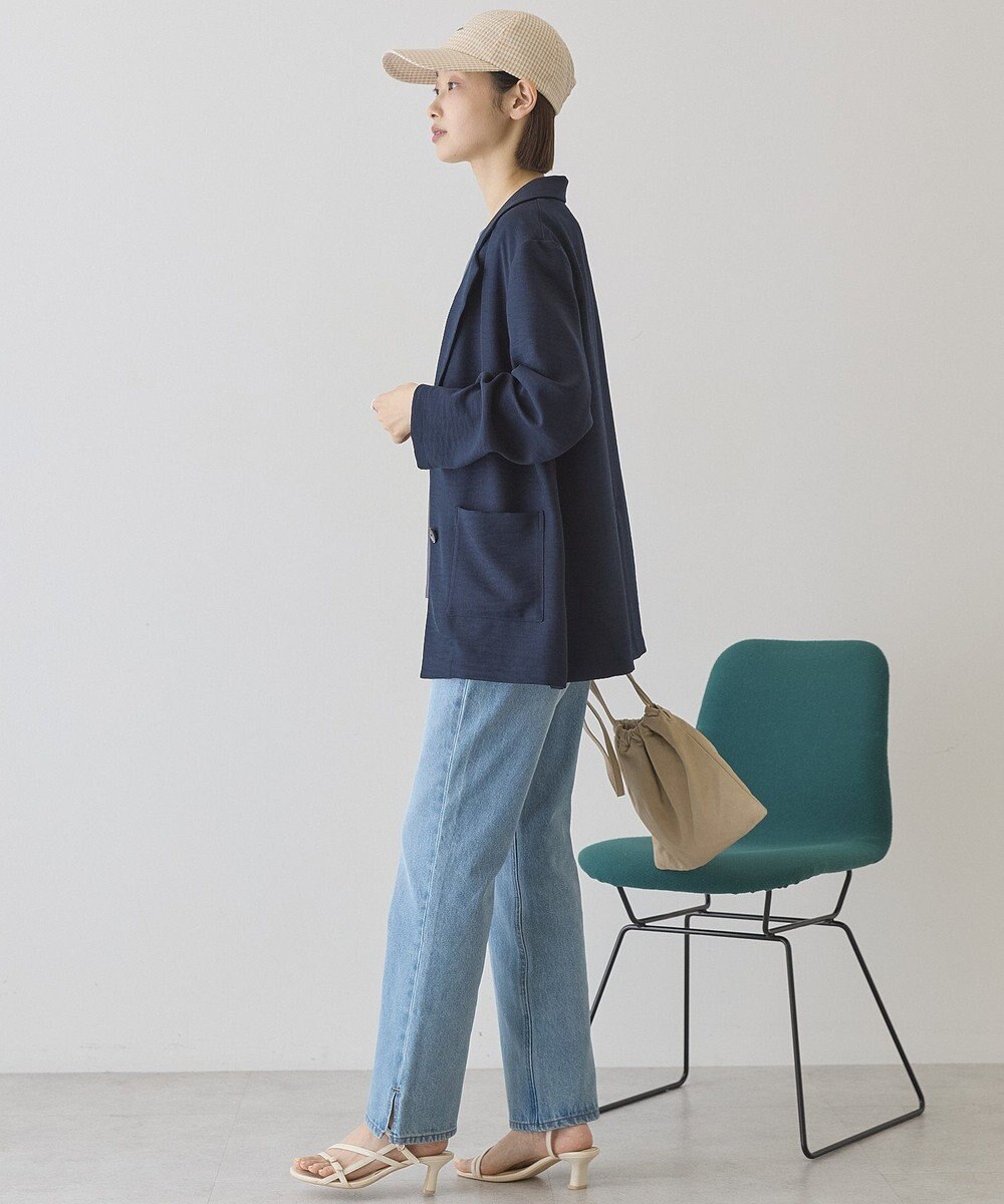 AMERICAN HOLIC リネンライクオーバーサイズジャケット 