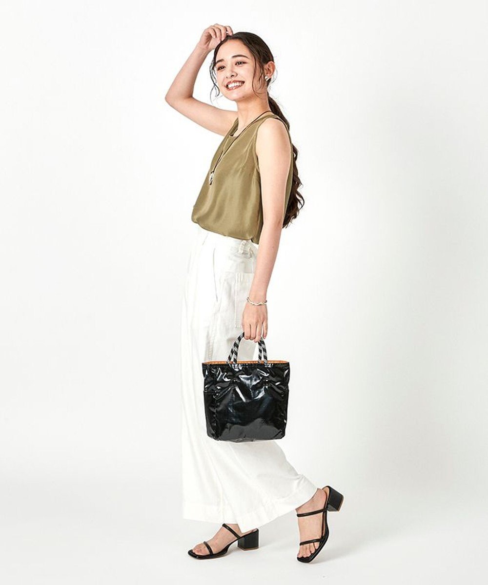 LeSportsac MEDIUM 2 WAY TOTE/２ウェイメダリオン/ブラックシャイン 