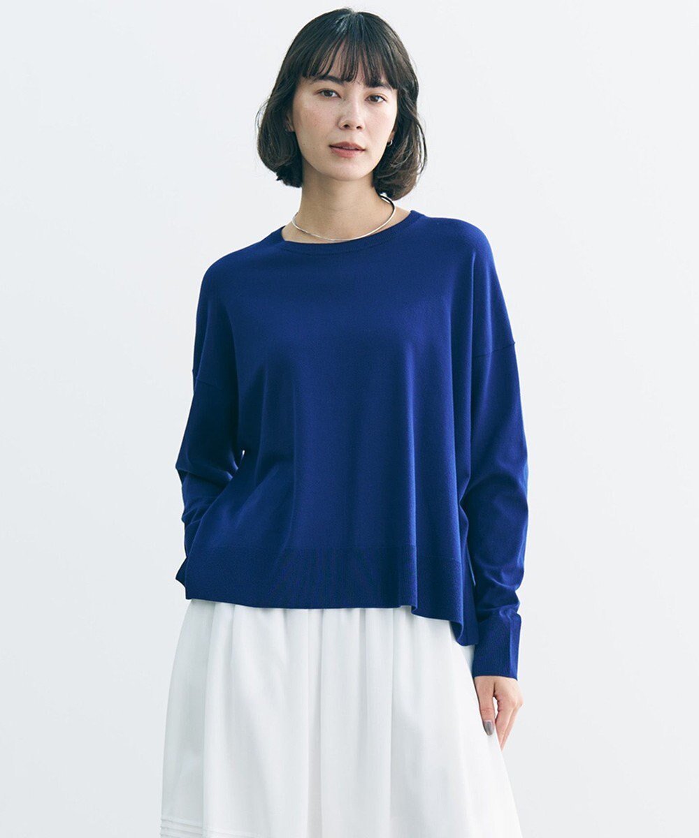 UNFILO 【リピート率の高さが魅力！毎シーズン大好評】マイビューティニット クルーネック 