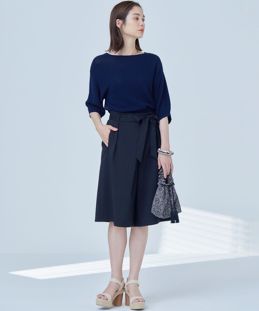 組曲 【WEB限定】オシャクロスキュロットパンツ 