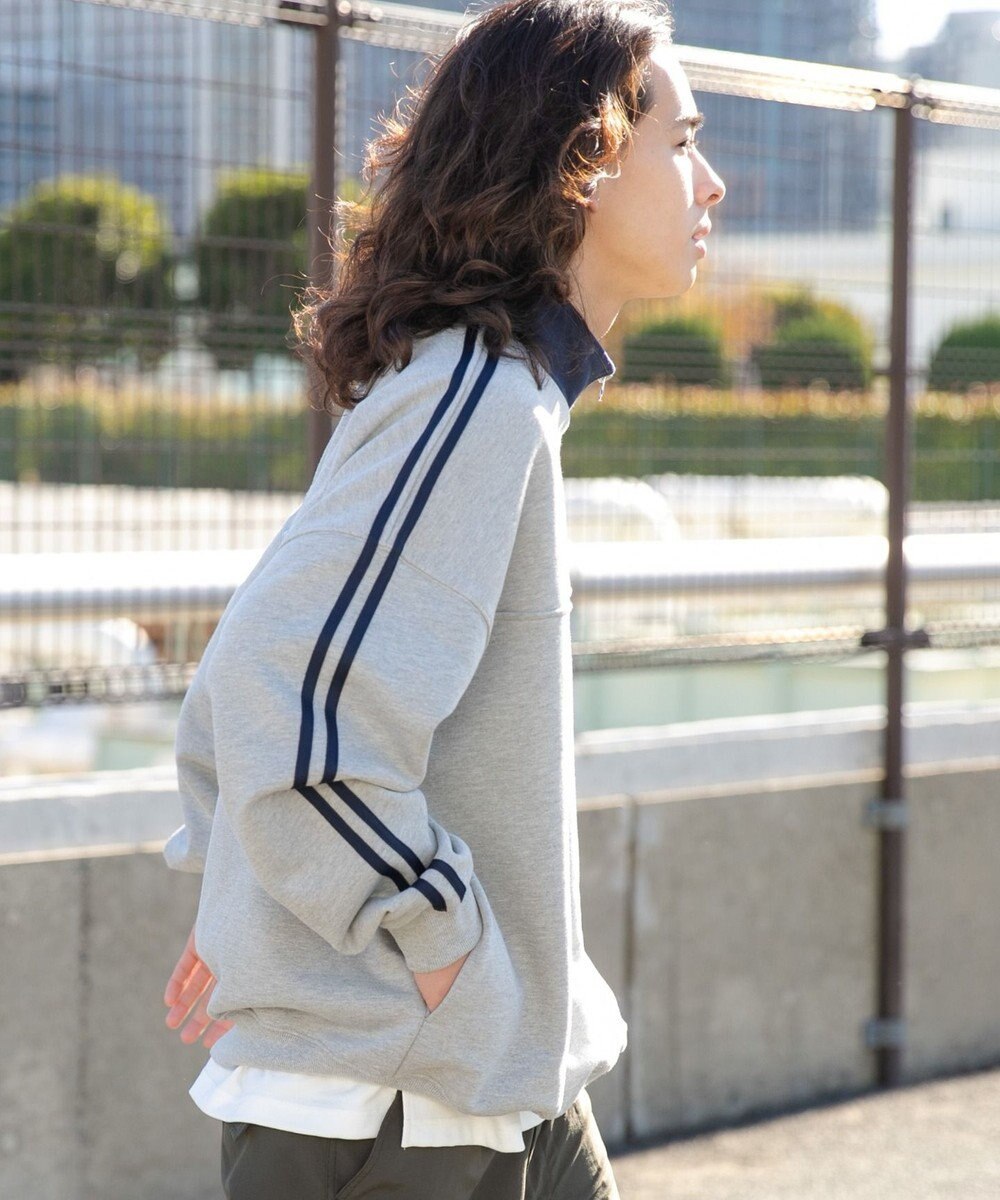 WEGO ヘビーウエイトラインスリーブプルオーバー 