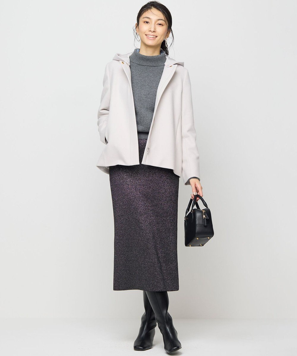 組曲 L 【2WAY】ウールモッサ ショートコート 
