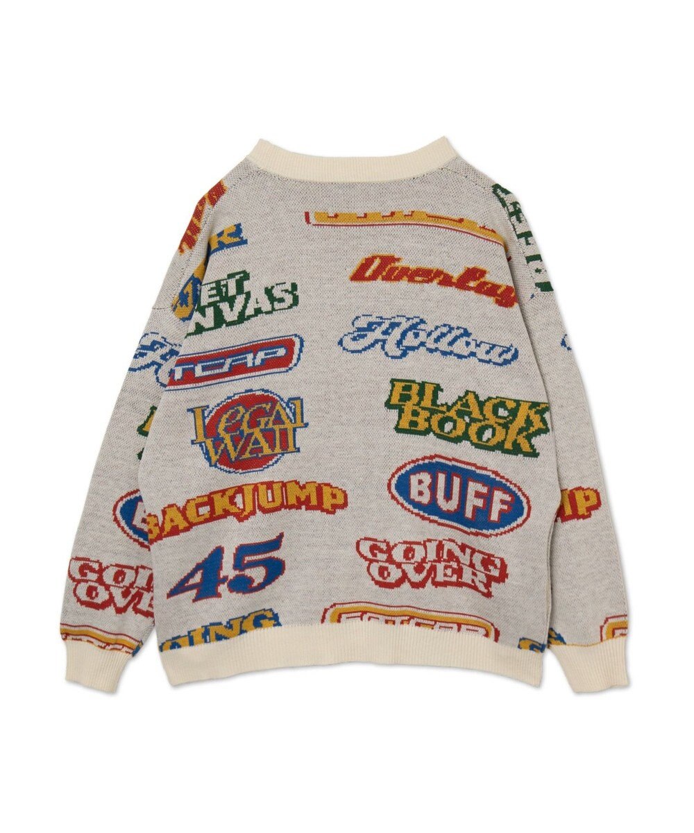 WEGO リラックスフィットパターンカーディガン 