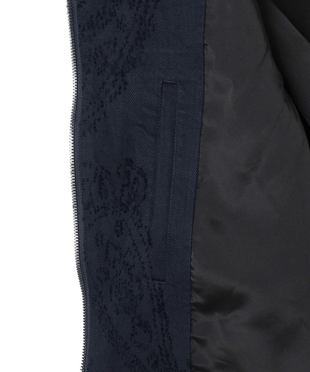 JOSEPH HOMME 【HIGH GRADE LINE】ワラカットエンブロイダリー　ジップアップブルゾン 