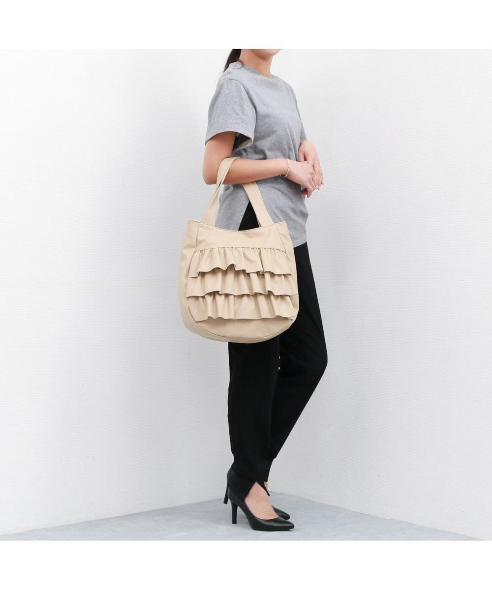 UNBILLION カシュカシュ cachecache / フリルトートバッグ 