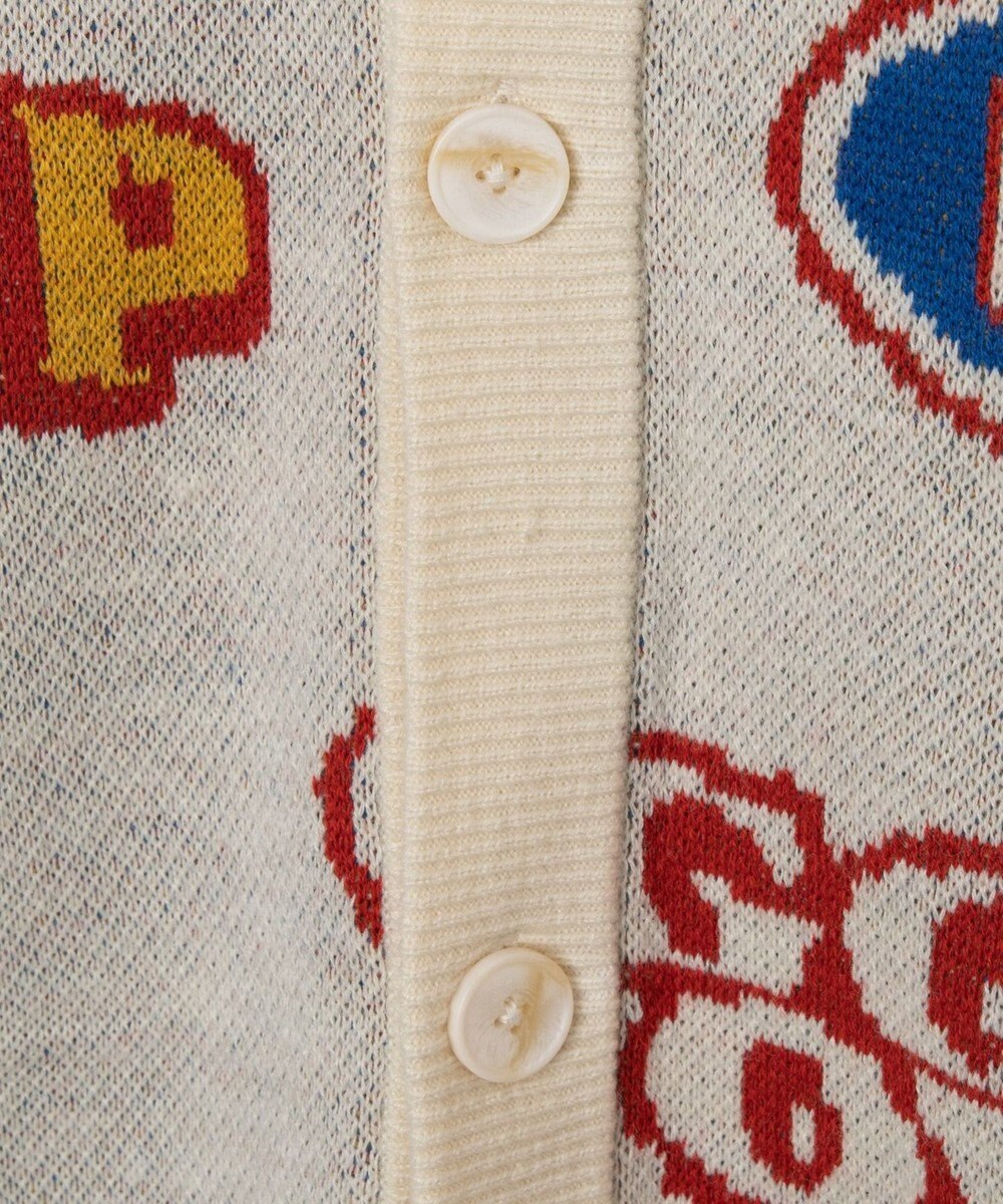 WEGO リラックスフィットパターンカーディガン 