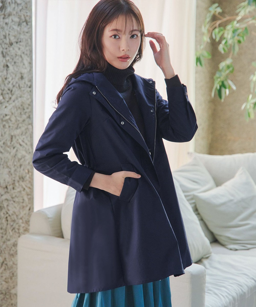 Tiaclasse 【新色追加・洗える・撥水】ドロストマウンテンパーカー 