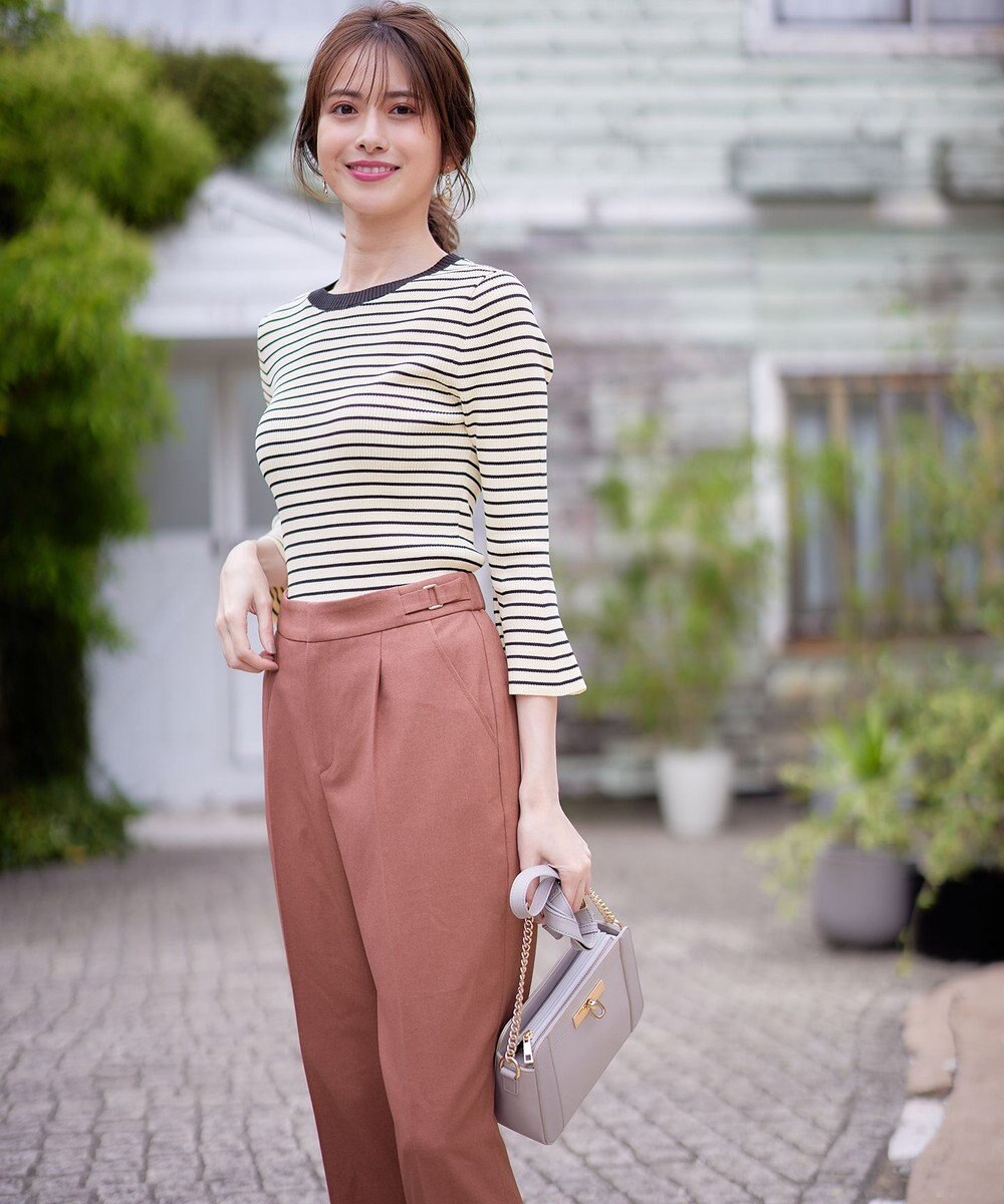 ANY SIS 【洗える】フレアースリーブ ニット 