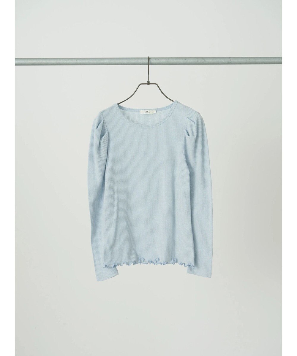 earth music&ecology パフスリーブクレープリブインナー 