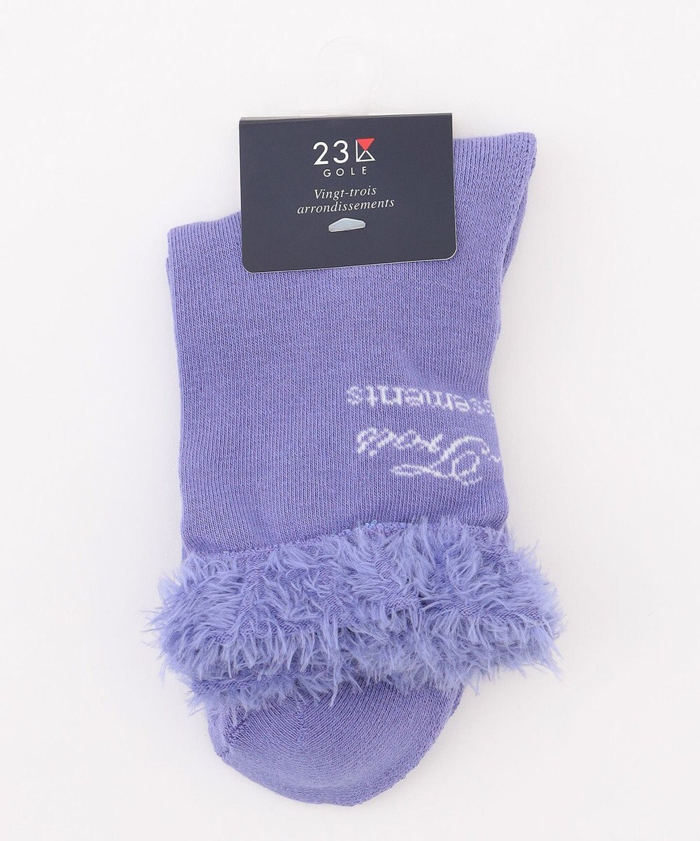 23区GOLF 【WOMEN】ふわもこボアニットソックス 18cm 