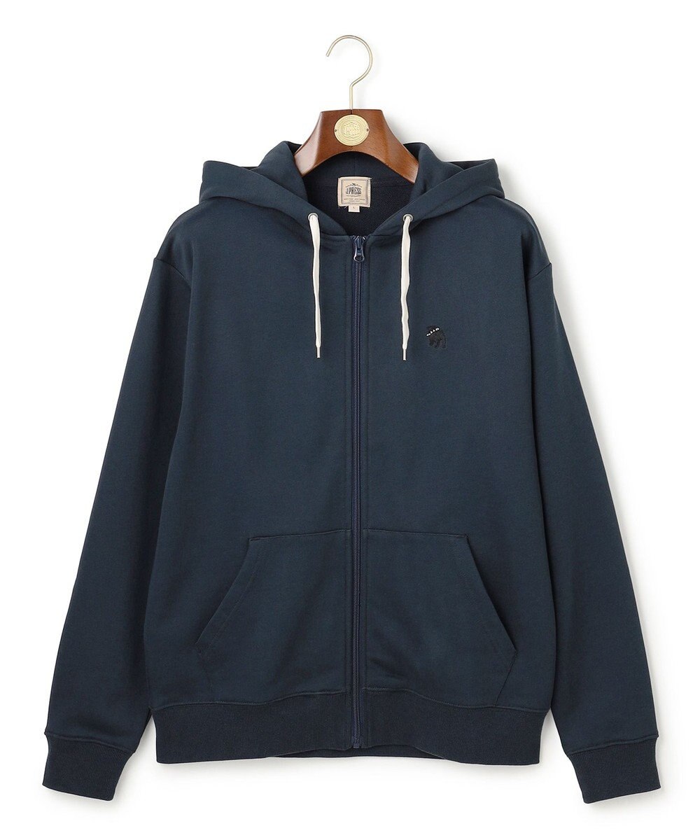 J.PRESS MEN 【WEB・一部店舗限定】バックブル ジップアップパーカー 