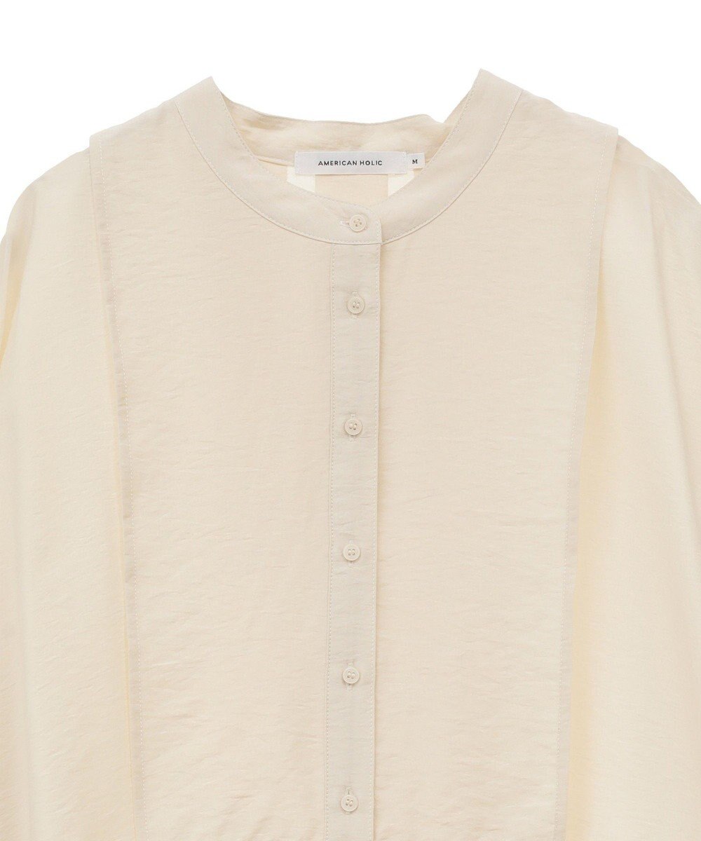 AMERICAN HOLIC 【WEB限定】接触冷感バンドカラーチュニック 