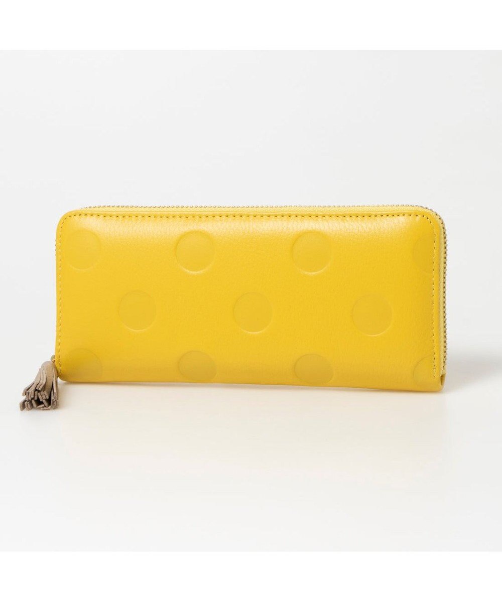 UNBILLION ペルケ perche / ドット型押し・ジャバラカード長財布 