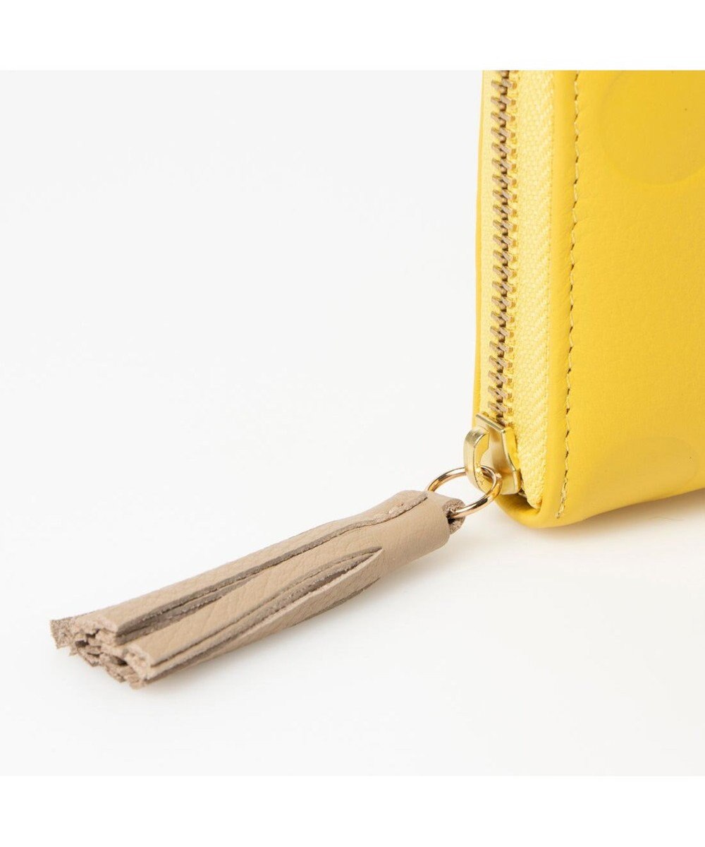 UNBILLION ペルケ perche / ドット型押し・ジャバラカード長財布 