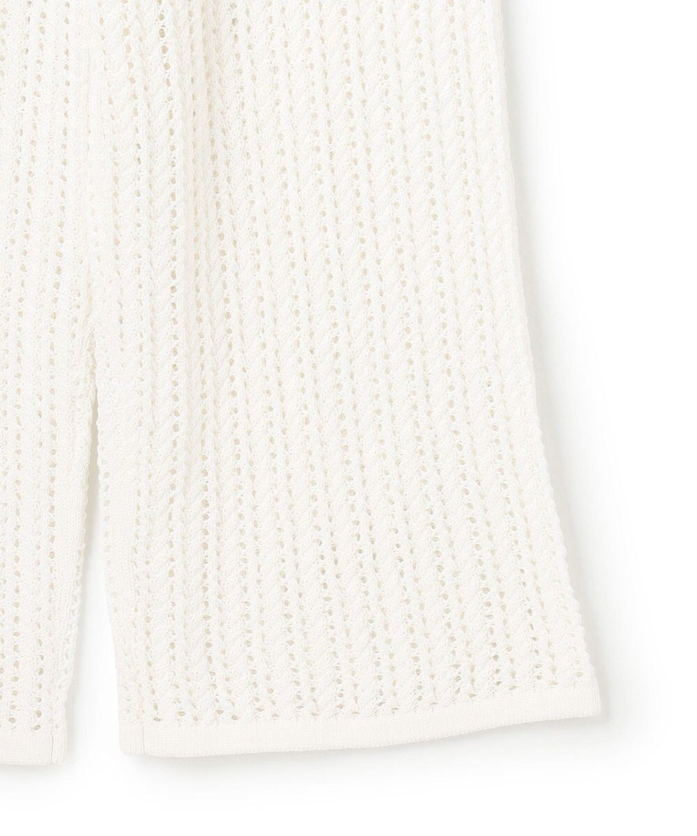 uncrave シースルーケーブルニット パンツ 