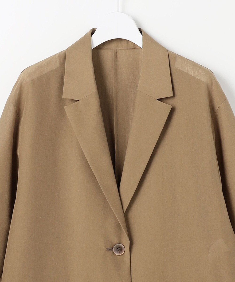 自由区 シアーボイルテーラード ジャケット 