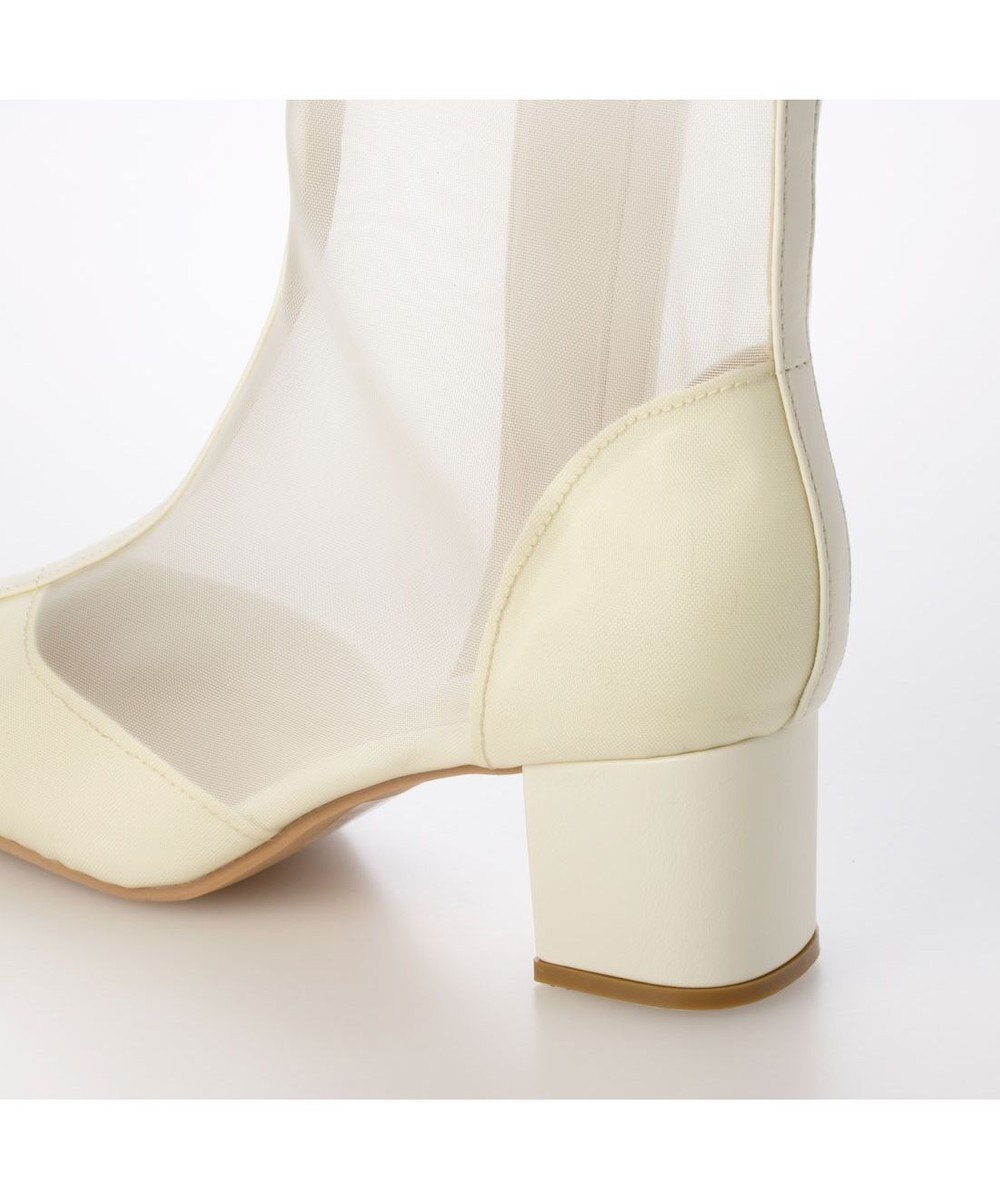 MODE ET JACOMO <noyau>ブロックヒールチュールブーツ 