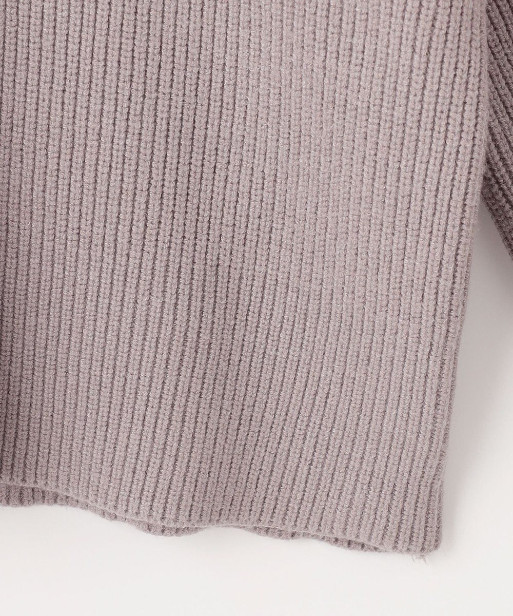 ANY L 【洗濯機可】ジップアップニットブルゾン 