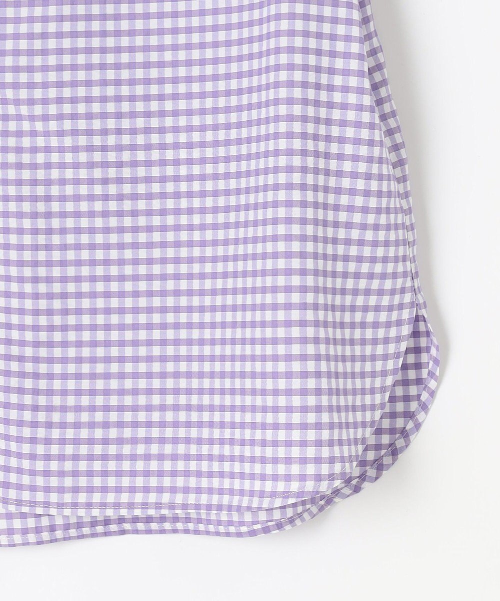 J.PRESS LADIES 【洗える】アセVisギンガム シャツ ブラウス 