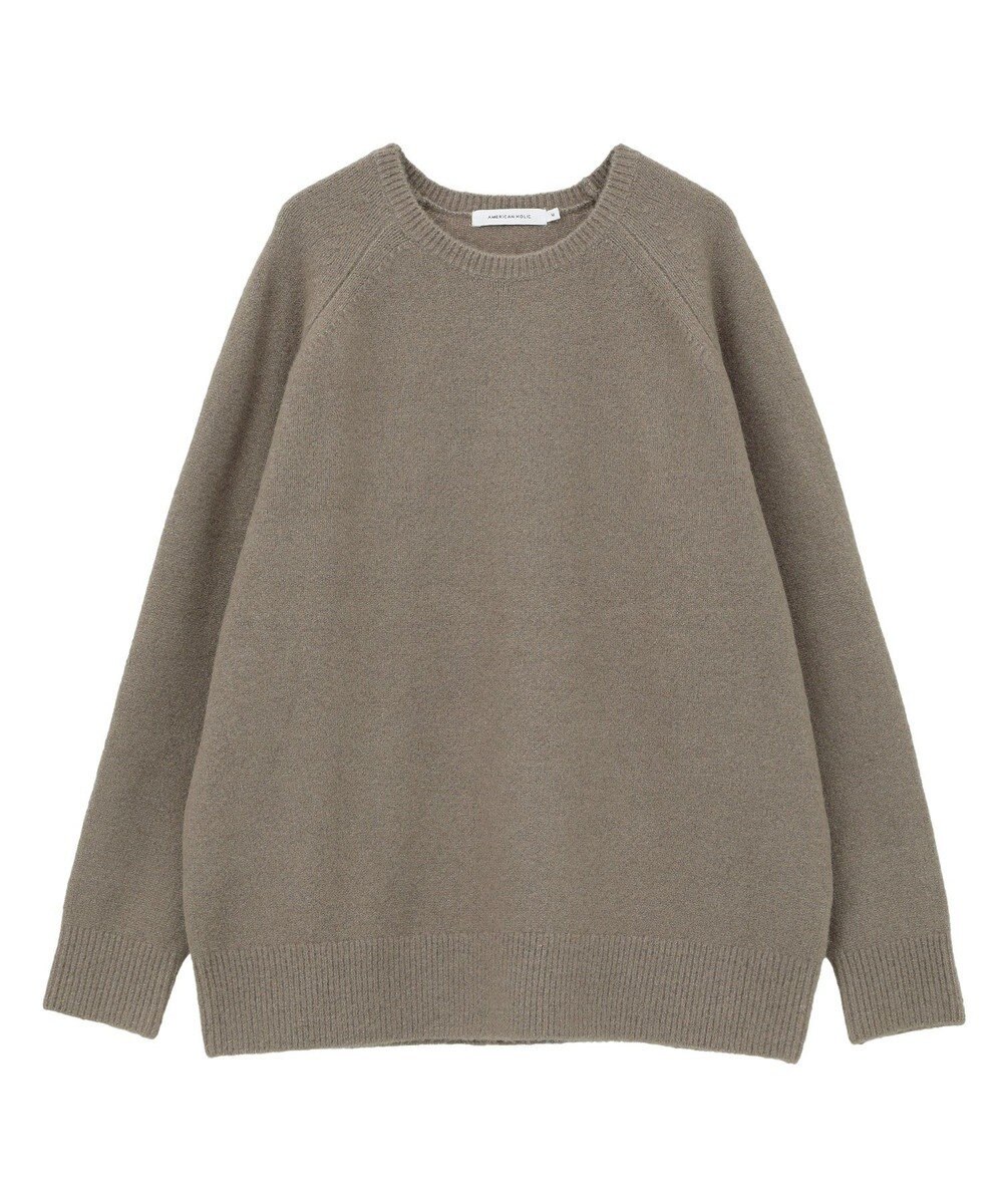 AMERICAN HOLIC ラグランラメニットプルオーバー 