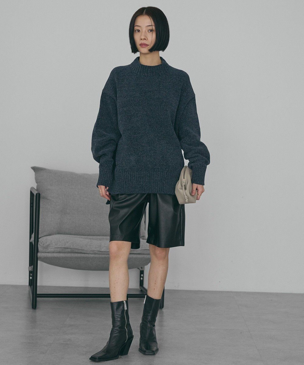 AMERICAN HOLIC ベロアモールニットプルオーバー 