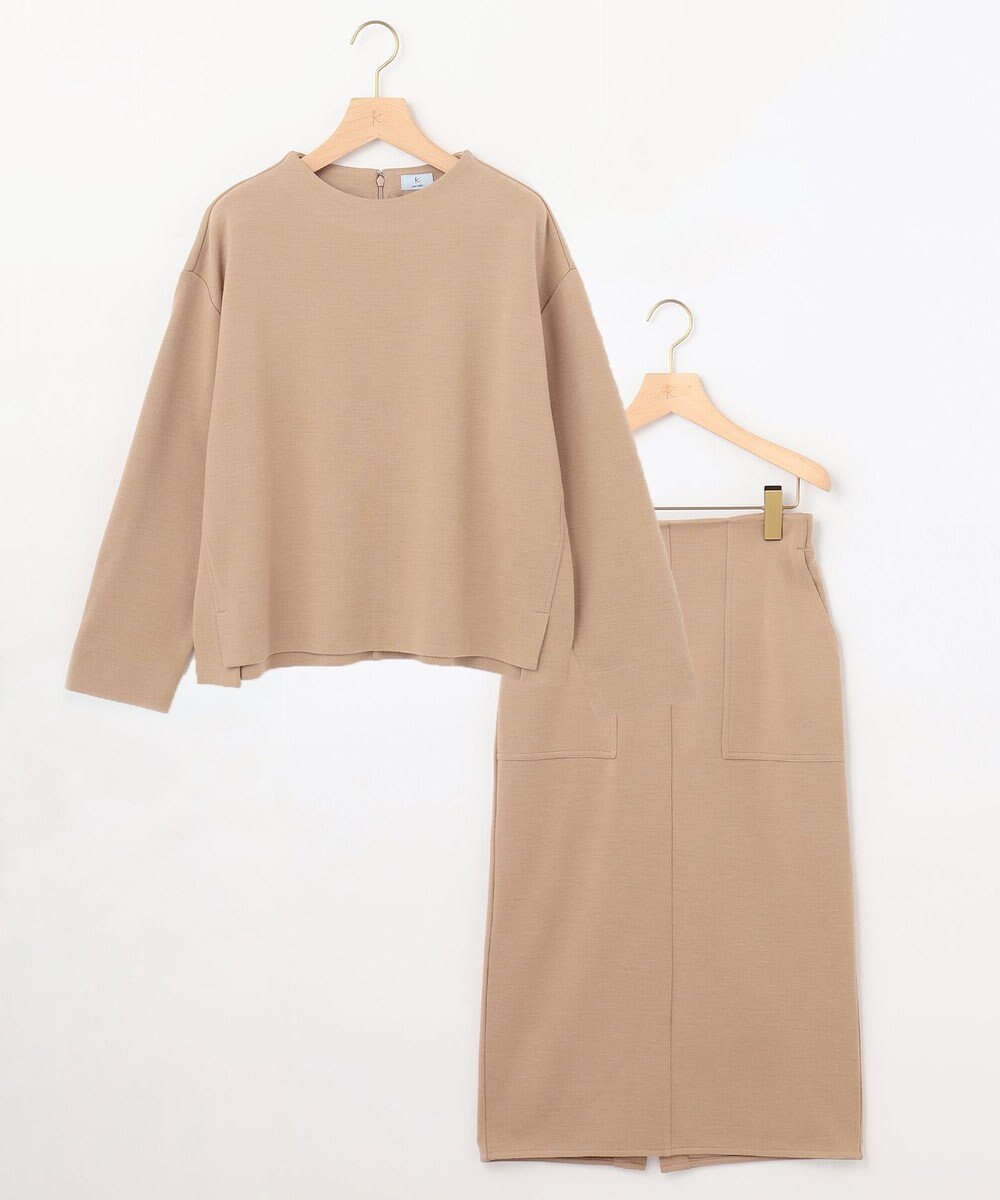 組曲 S 【WEB限定・2SET】ウールジャージーセットアップ 