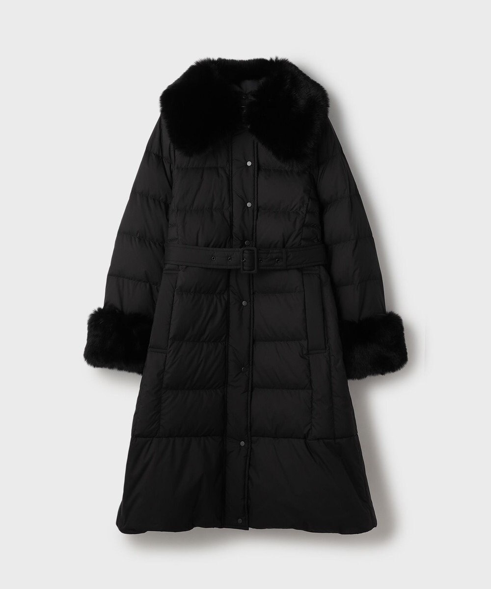 GRACE CONTINENTAL ファーカラーロングダウン 